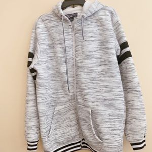 Zip up hoodie man
